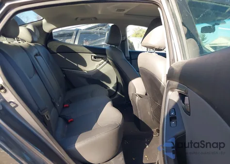 2012 Hyundai Elantra Limited z USA, uszkodzony, nr VIN 5NPDH4AE9CH090431